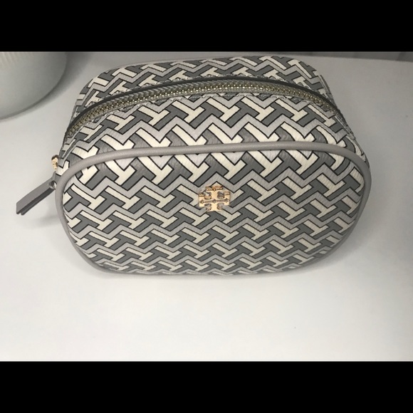 Tory Burch Handbags - Tory Burch T Zag Cosmetic Pouch